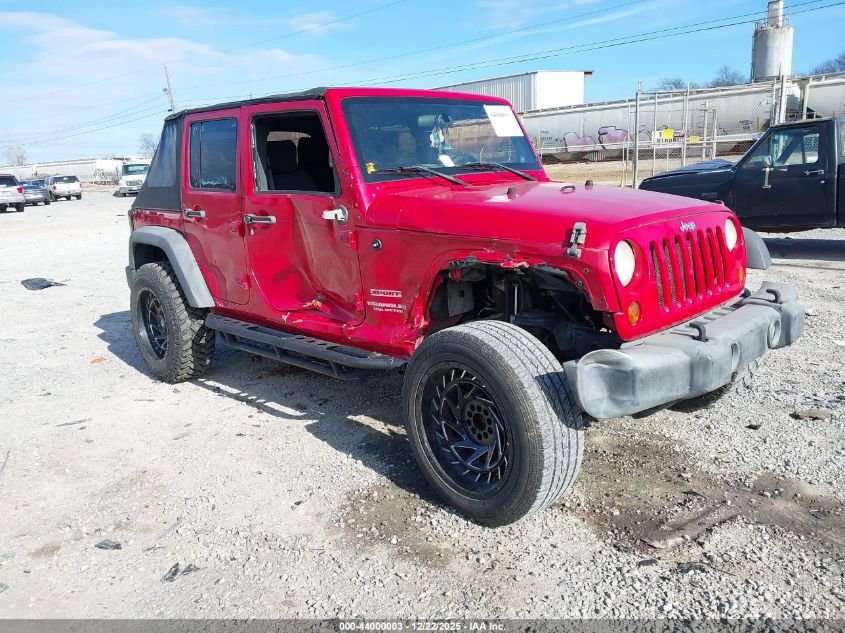 2010 Jeep Wrangler Unlimited Sport VIN: 1J4BA3H11AL101448 Lot: 44000003