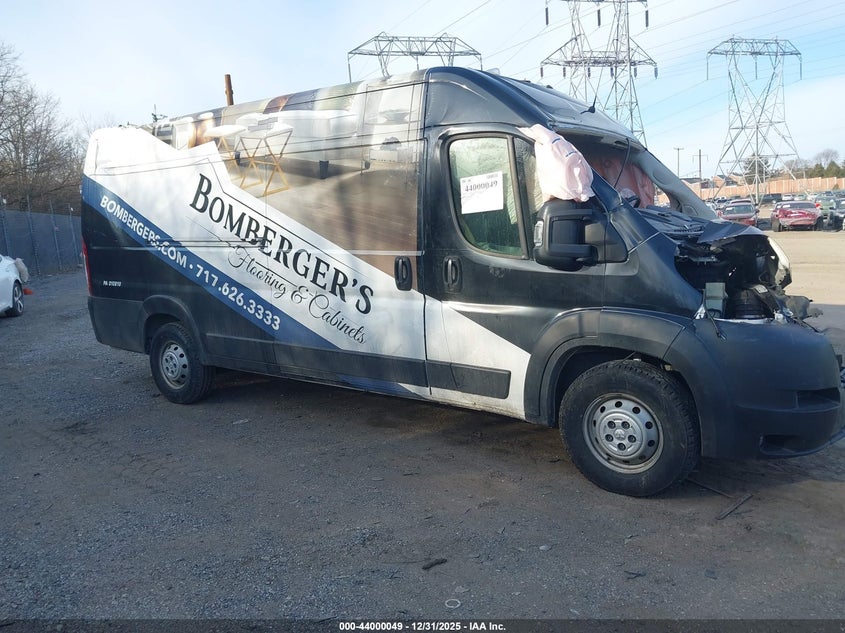 3C6URVJG3KE501546 2019 Ram Promaster 3500 Cargo Van High Roof 159 Wb Ext auction photo 1