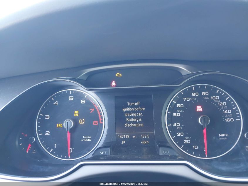 2014 Audi A4 2.0T Premium VIN: WAUFFAFL4EN041609 Lot: 44000056