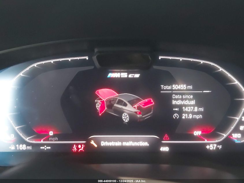 2021 BMW M5 - WBS83CH02MCH13319