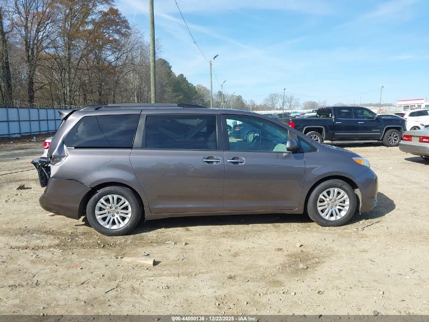 2016 Toyota Sienna Xle 8 Passenger VIN: 5TDYK3DC9GS697680 Lot: 44000136
