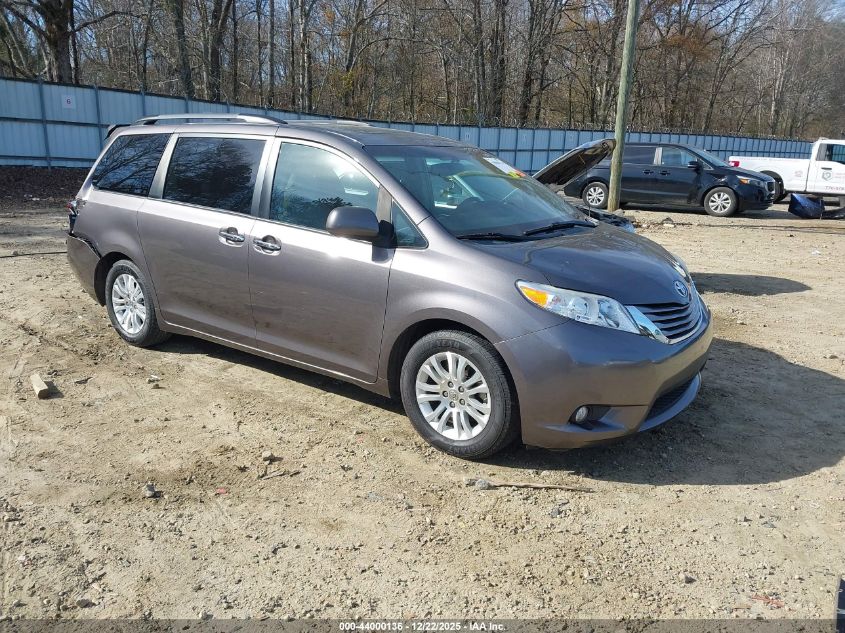 2016 Toyota Sienna Xle 8 Passenger VIN: 5TDYK3DC9GS697680 Lot: 44000136
