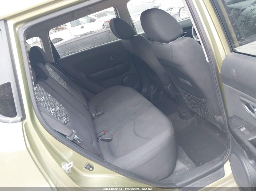 2011 Kia Soul + VIN: KNDJT2A25B7295789 Lot: 44000174