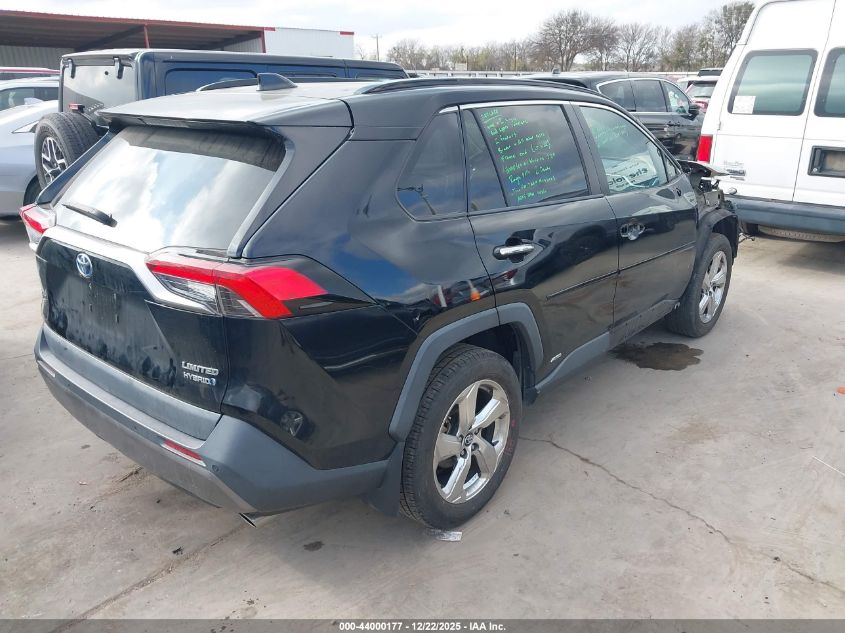 2020 Toyota Rav4 Hybrid Limited VIN: 4T3DWRFV0LU003116 Lot: 44000177