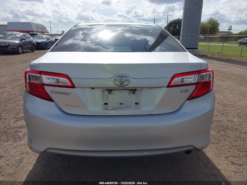 2014 Toyota Camry Le VIN: 4T1BF1FK3EU369324 Lot: 44000190