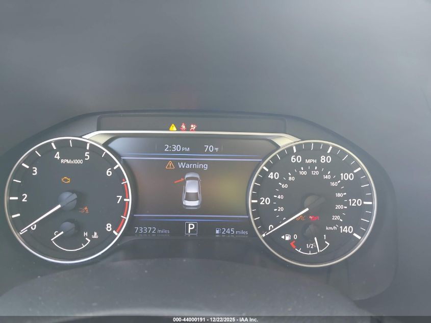 2022 Nissan Altima Sr Fwd VIN: 1N4BL4CV2NN303294 Lot: 44000191