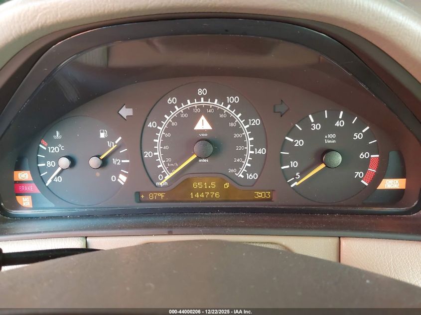 1999 Mercedes-Benz E 320 VIN: WDBJF65H4XA882958 Lot: 44000206