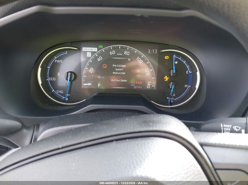 2025 Toyota Rav4 Hybrid Xle VIN: JTMRWRFV4SJ080333 Lot: 44000231