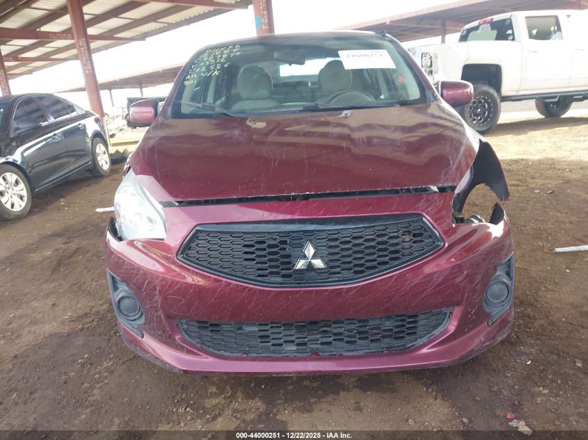 2020 Mitsubishi Mirage G4 Es VIN: ML32F3FJ3LHF03316 Lot: 44000251