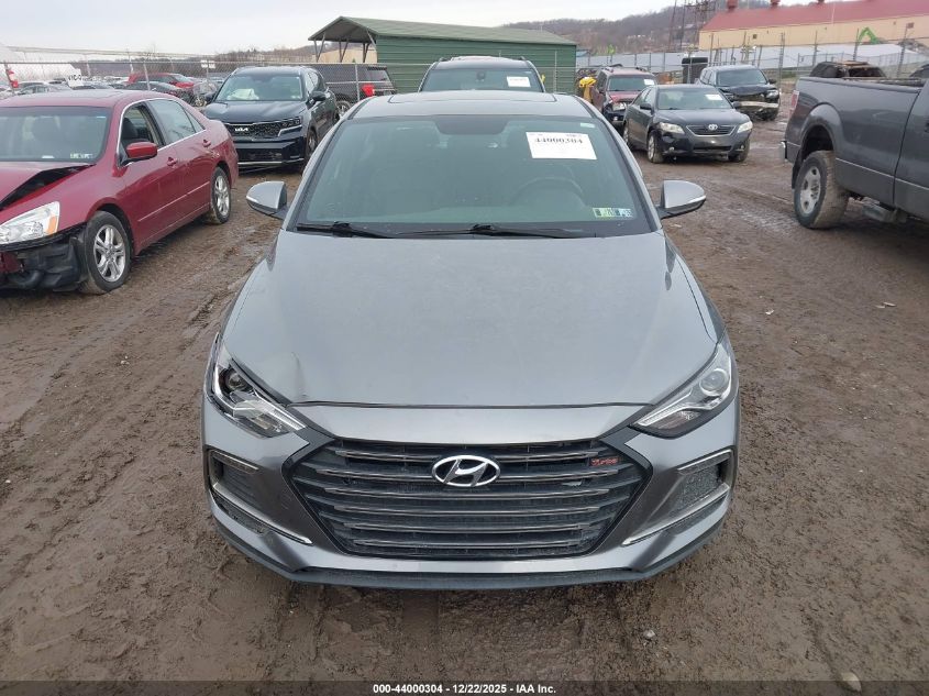 2018 Hyundai Elantra Sport VIN: KMHD04LB7JU537721 Lot: 44000304
