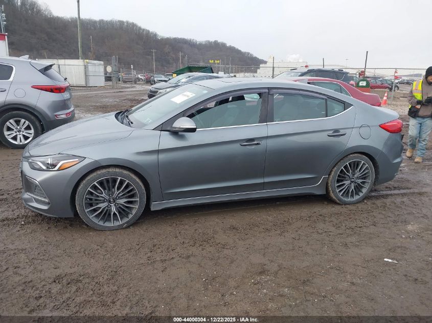 2018 Hyundai Elantra Sport VIN: KMHD04LB7JU537721 Lot: 44000304