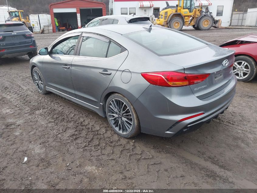 2018 Hyundai Elantra Sport VIN: KMHD04LB7JU537721 Lot: 44000304