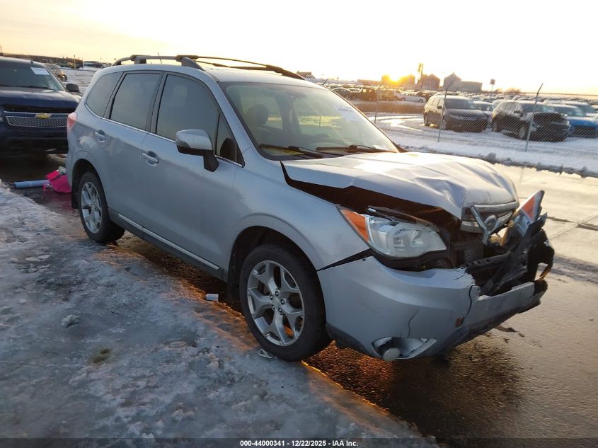 2015 Subaru Forester 2.5I Touring VIN: JF2SJAWC6FH838770 Lot: 44000341