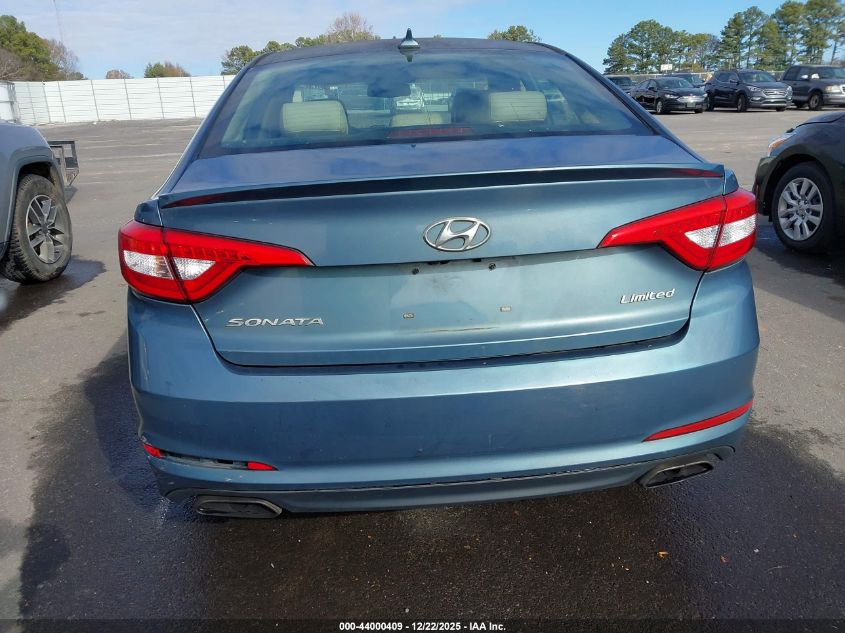 2016 Hyundai Sonata Limited VIN: 5NPE34AF4GH393117 Lot: 44000409