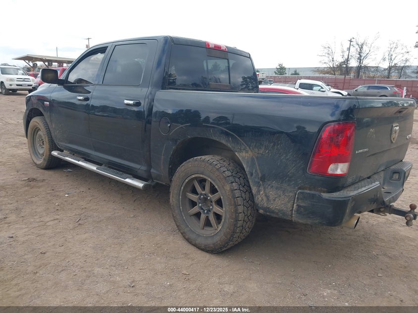 2012 Ram 1500 5.7 Laramie Longhorn limited Edition Black Lot 111044000417 Vin 1C6RD7PT3CS325570