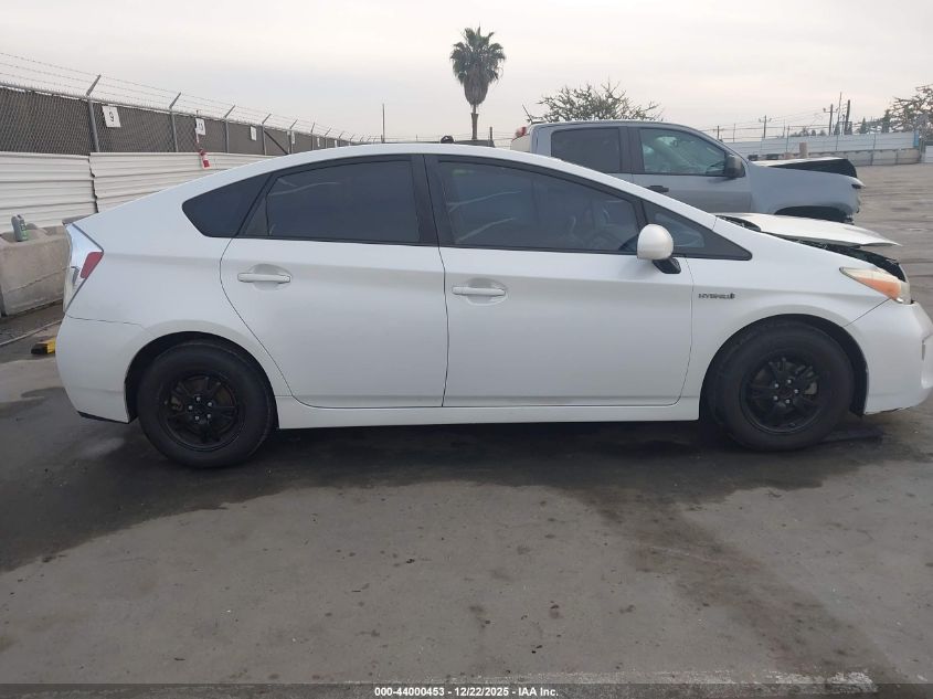 2013 Toyota Prius Four VIN: JTDKN3DU8D5700608 Lot: 44000453