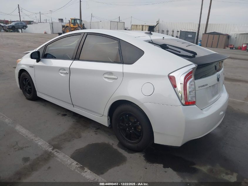 2013 Toyota Prius Four VIN: JTDKN3DU8D5700608 Lot: 44000453