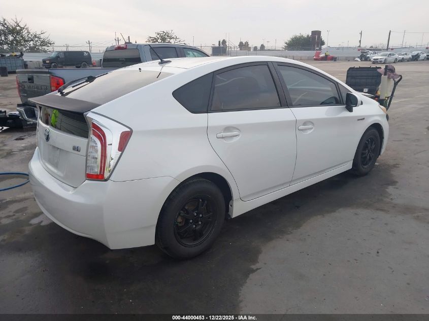 2013 Toyota Prius Four VIN: JTDKN3DU8D5700608 Lot: 44000453