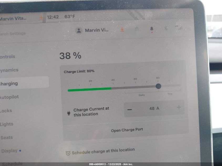 2022 Tesla Model Y Long Range Dual Motor All-Wheel Drive VIN: 7SAYGDEE4NF546564 Lot: 44000513