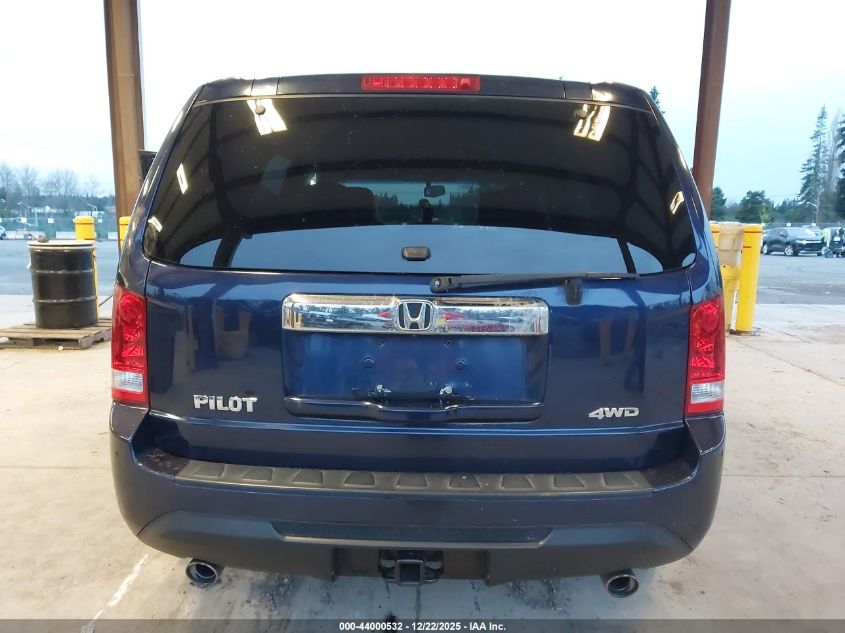 2013 Honda Pilot Ex-L VIN: 5FNYF4H58DB084214 Lot: 44000532