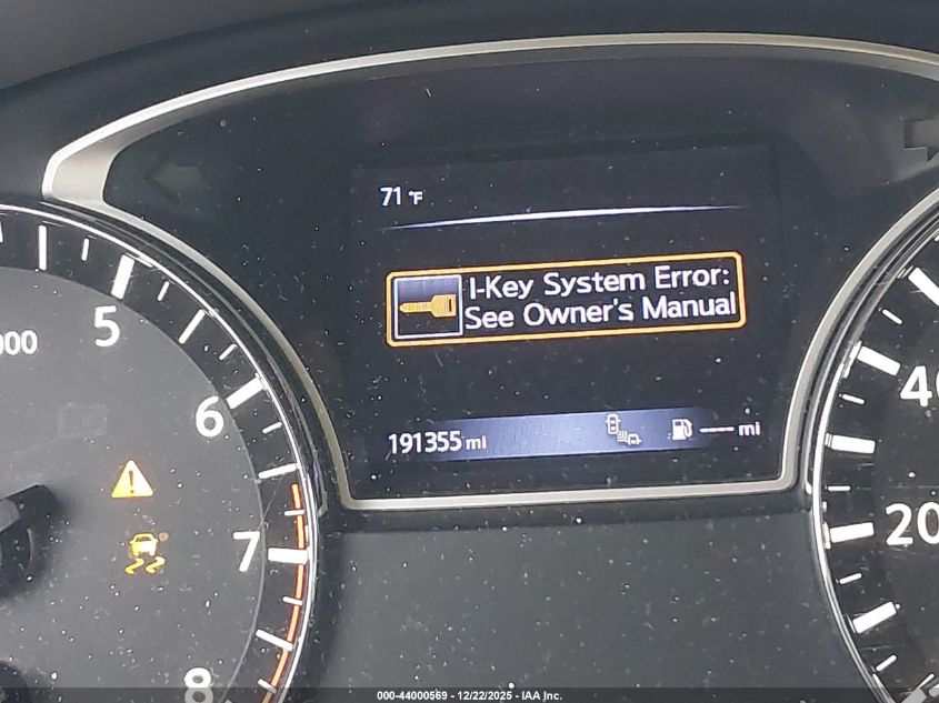 2017 Nissan Altima 2.5 Sl VIN: 1N4AL3AP3HC493388 Lot: 44000569