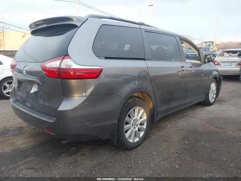 2016 Toyota Sienna Xle 7 Passenger VIN: 5TDDK3DC2GS145968 Lot: 44000602
