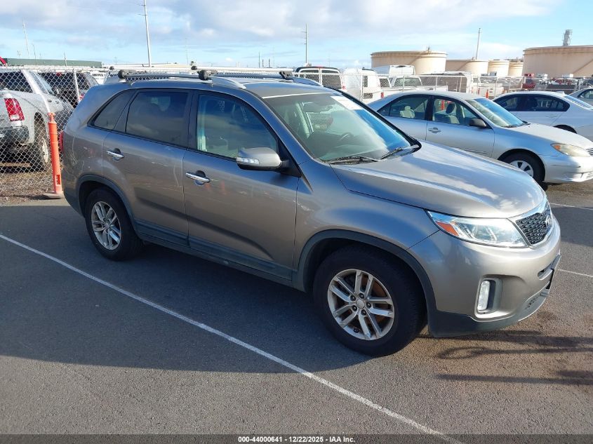 2015 Kia Sorento Lx VIN: 5XYKT4A63FG622492 Lot: 44000641