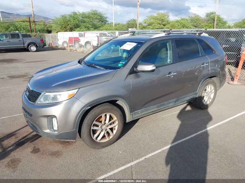 2015 Kia Sorento Lx VIN: 5XYKT4A63FG622492 Lot: 44000641