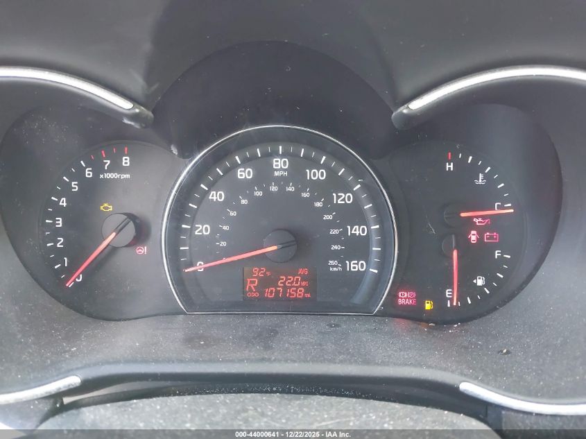 2015 Kia Sorento Lx VIN: 5XYKT4A63FG622492 Lot: 44000641