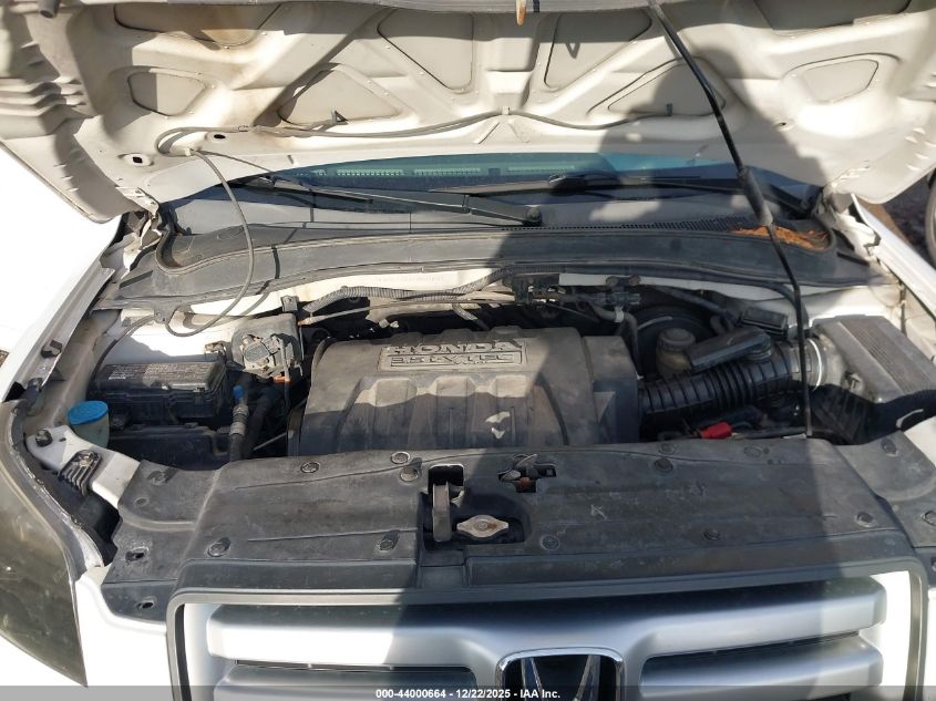 2006 Honda Pilot Ex-L VIN: 5FNYF28616B037607 Lot: 44000664