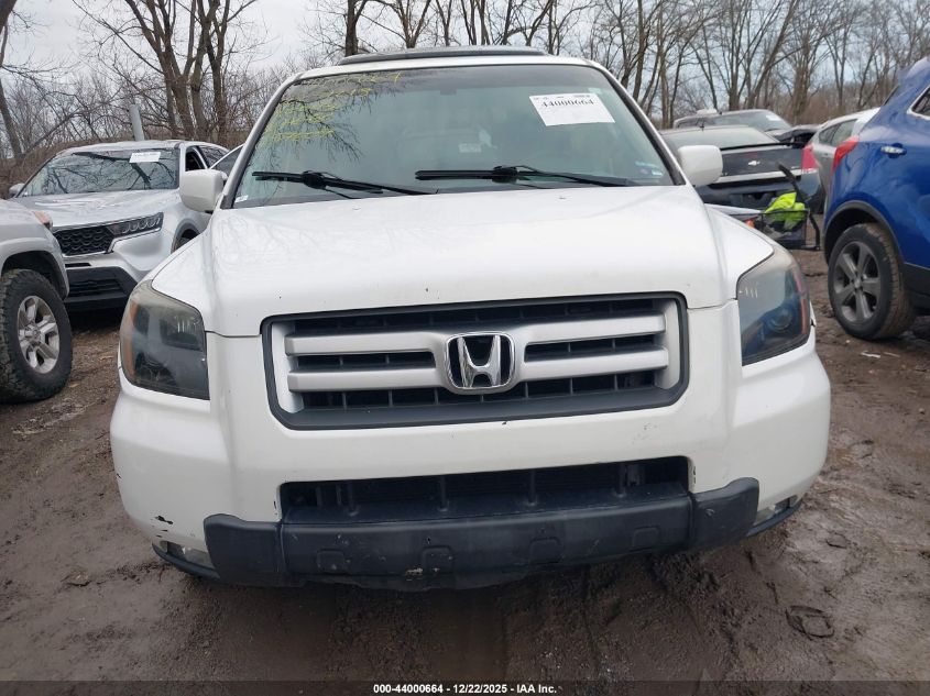 2006 Honda Pilot Ex-L VIN: 5FNYF28616B037607 Lot: 44000664