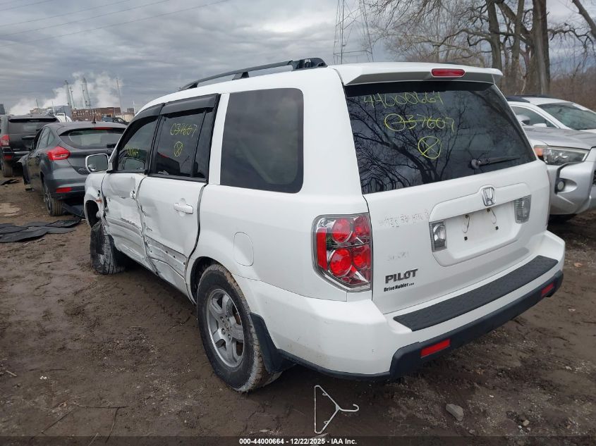 2006 Honda Pilot Ex-L VIN: 5FNYF28616B037607 Lot: 44000664
