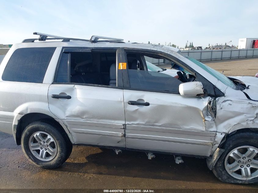 2005 Honda Pilot Ex-L VIN: 2HKYF18535H526592 Lot: 44000760