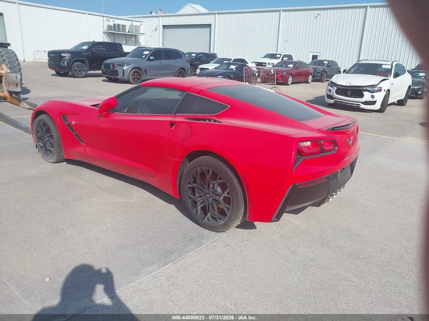 Vin: 1g1yd2d75f5105048, lot: 44496565, chevrolet corvette stingray 20153