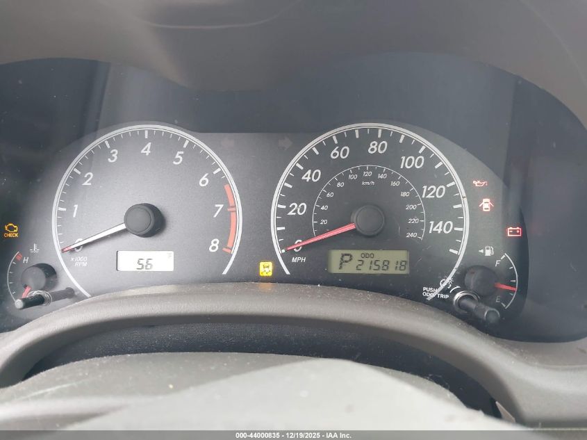 2010 Toyota Corolla Le VIN: 2T1BU4EE8AC515036 Lot: 44000835