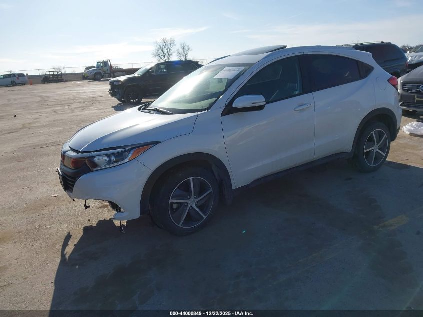 2022 Honda Hr-V Awd Ex VIN: 3CZRU6H52NM744163 Lot: 44000849