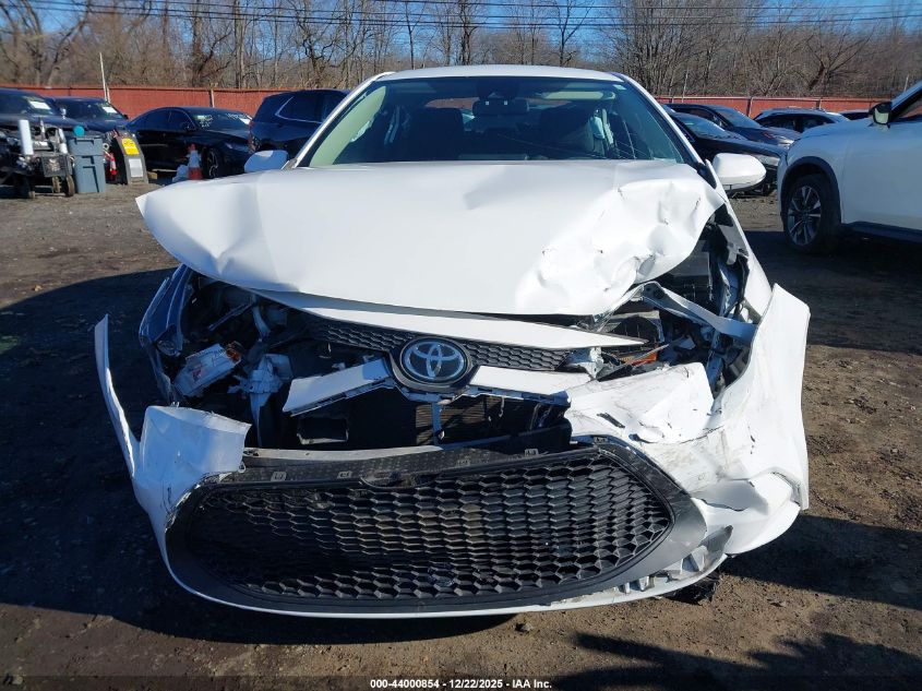 2021 Toyota Corolla Le VIN: 5YFEPMAE7MP196453 Lot: 44000854