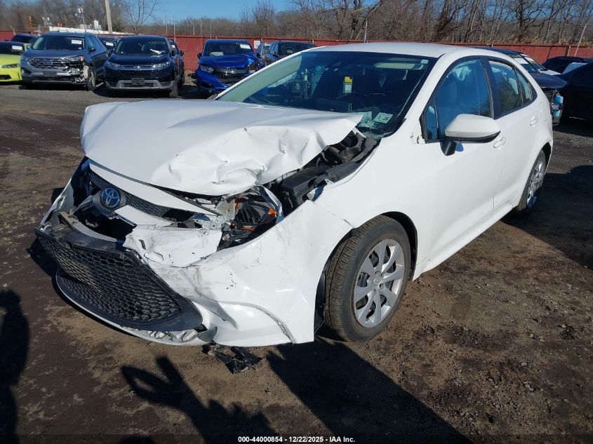 2021 Toyota Corolla Le VIN: 5YFEPMAE7MP196453 Lot: 44000854