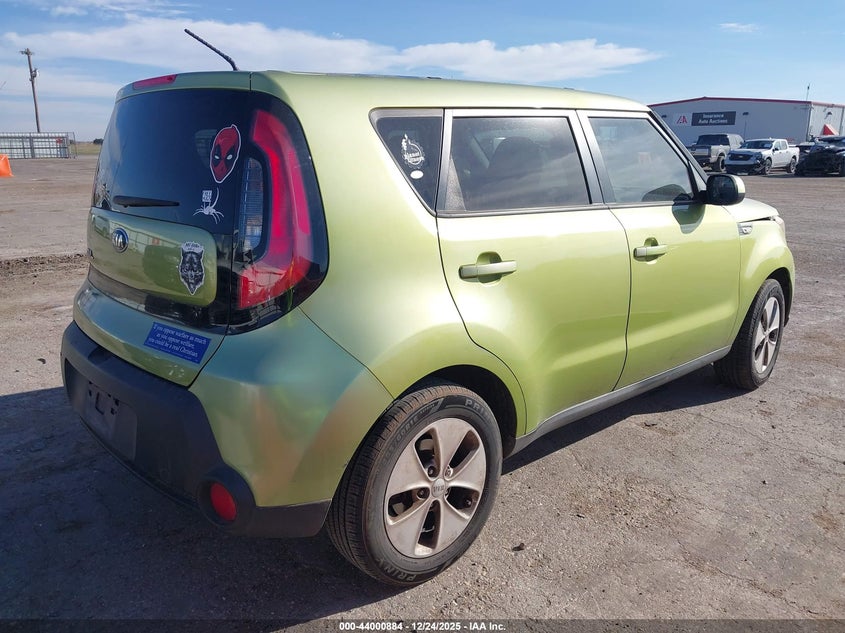 Vin: kndjn2a21e7041396, lot: 44496624, kia soul 20144