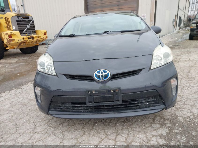 2012 Toyota Prius Four VIN: JTDKN3DU6C1535891 Lot: 44000938