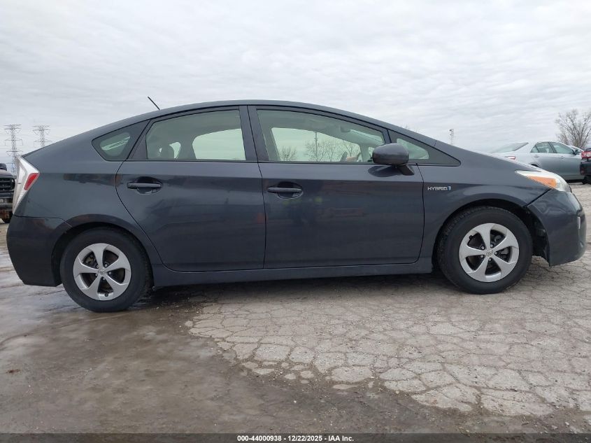 2012 Toyota Prius Four VIN: JTDKN3DU6C1535891 Lot: 44000938