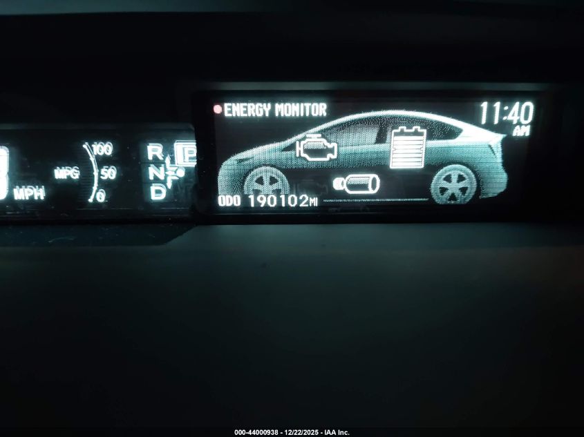 2012 Toyota Prius Four VIN: JTDKN3DU6C1535891 Lot: 44000938