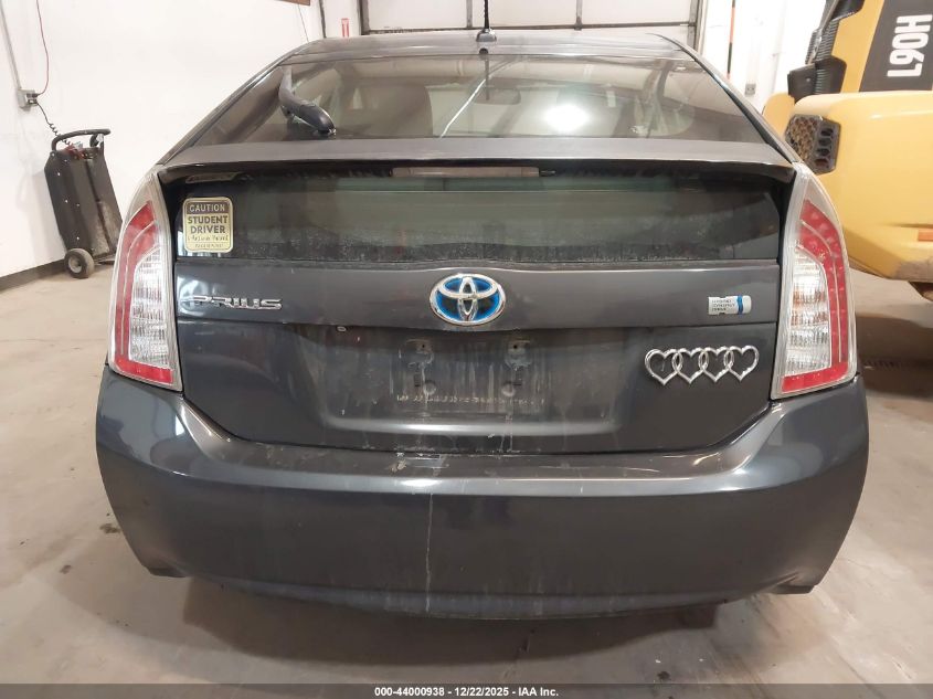 2012 Toyota Prius Four VIN: JTDKN3DU6C1535891 Lot: 44000938