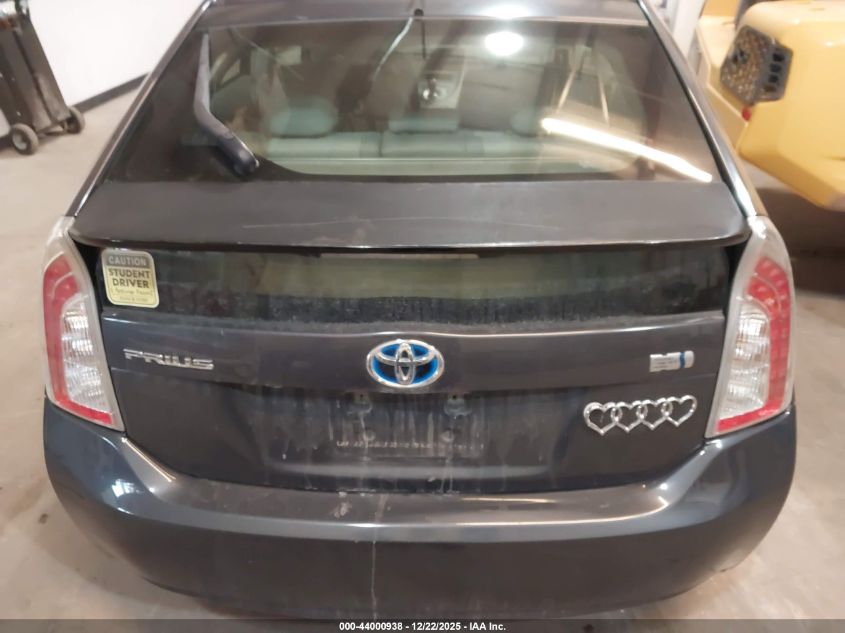 2012 Toyota Prius Four VIN: JTDKN3DU6C1535891 Lot: 44000938