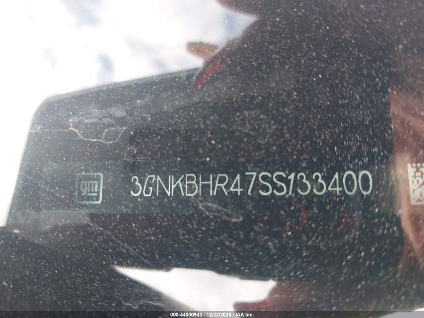 2025 Chevrolet Blazer Awd 2Lt VIN: 3GNKBHR47SS133400 Lot: 44000943