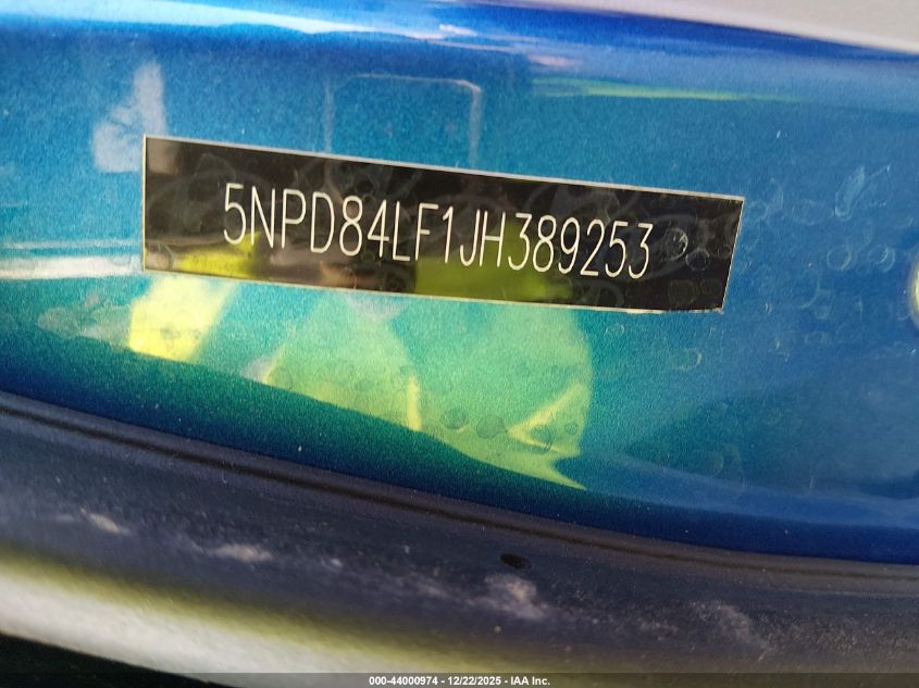 2018 Hyundai Elantra Value Edition VIN: 5NPD84LF1JH389253 Lot: 44000974