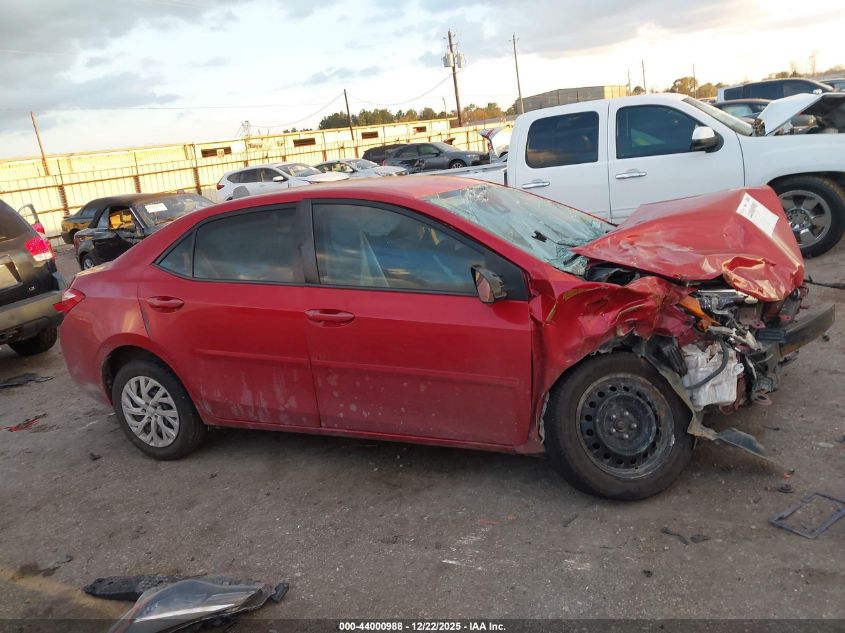 2018 Toyota Corolla Le VIN: 5YFBURHE6JP743996 Lot: 44000988