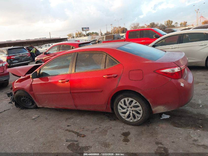2018 Toyota Corolla Le VIN: 5YFBURHE6JP743996 Lot: 44000988