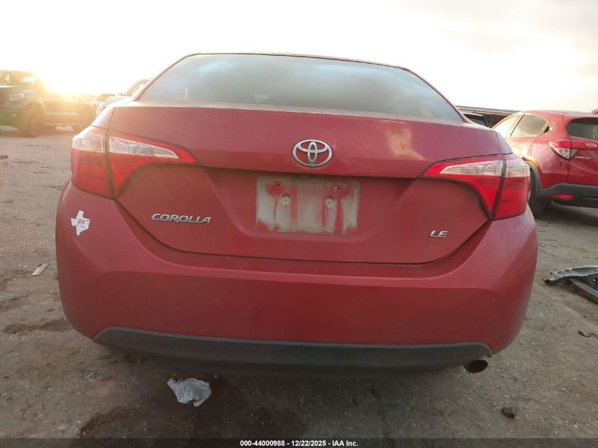 2018 Toyota Corolla Le VIN: 5YFBURHE6JP743996 Lot: 44000988