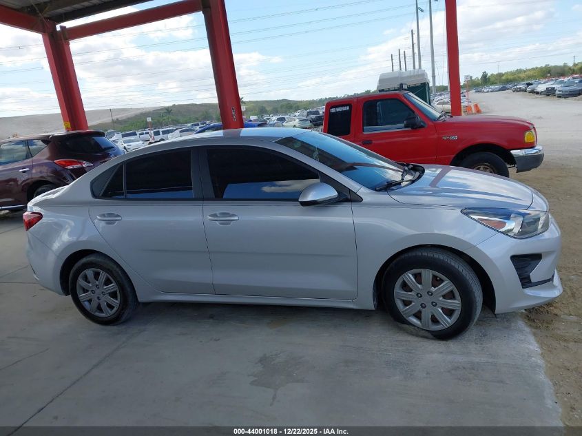 2022 Kia Rio S VIN: 3KPA24AD1NE455011 Lot: 44001018